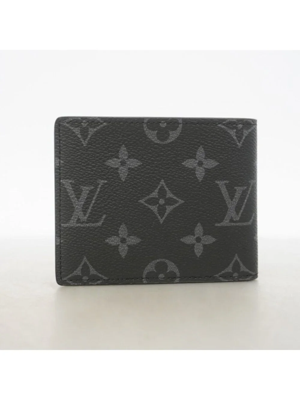 Louis Vuitton Billfold Monogram Eclipse Portefeuille Calf Black Wallet